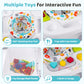 Babyeap 6-in-1 Baby Activity Center,Infant Activity Center Jumper with Detachable Toys and Music,6-36 Months