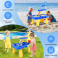 Yexmas Sand Water Table for Toddlers, Sand Table and Water Play Table, Kids Table Activity Sensory Play Table Beach Sand Water Toy 37 Pcs Accessories Outdoor Backyard for Baby Kids Children Gift