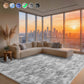 Cozydesg 4ftx6ft Large Area Rugs,Shag Fluffy Rugs for Living Room Bedroom, Modern Indoor Floor Rugs Soft Carpet Home Decro,Light Blue
