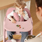 Babyeap Baby High Chair, Adjustable and Convertible Highchair for Babies and Toddlers, Foldable Design, Gray