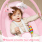 Babyeap Baby Swing for Infants, Electric Swing with 5 Sway Speed, 10 Lullabies, Black