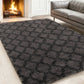 CozyDesg Area Rugs for Living Room，Black Rugs Shag Fluffy Shaggy Bedside Carpet, Large rug for Living Room Bedroom Dining Room Office Home Decor