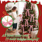 Yexmas 12pcs Burgundy Velvet Christmas Bows, Ribbon Bows Xmas Ornaments for Christmas Tree Home Party Staircase Door Wreath Garland Holiday Decor