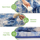 Cozydesg 4ftx6ft Large Area Rugs,Shag Fluffy Rugs for Living Room Bedroom, Modern Indoor Floor Rugs Soft Carpet Home Decro,Light Blue