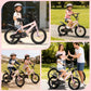 Lookfly 14" Kids Bike for Boys and Girls with Removable Training Wheels,Children's Cicycle,Pink