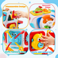 Yexmas 26-in-1 Montessori Baby Busy Cube, Toddler Activity Cube, Sensory Activity Toys for Toddlers, Early Educational Toys, Birthday Christmas Gift for Boys Girls