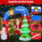 Lookfly 8FT Christmas Inflatable Archway with Snowman & Christmas Tree,Blow Ups Xmas Inflatable with LED Lights,Outdoor Decor for Xmas Holiday Party Yard Garden Lawn