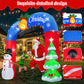 Yexmas 8FT Christmas Inflatable Archway with Snowman & Christmas Tree,Blow Ups Xmas Inflatable with LED Lights,Outdoor Decor for Xmas Holiday Party Yard Garden Lawn