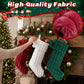 Yexmas 6pcs 20'' Christmas Stockings, Personalized Soft Plush Xmas Stockings, Large Christmas Stockings Hanging Ornaments for Xmas Tree Fireplace Party Family Holiday Decor