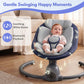 Babyeap Baby Swing for Infants, Electric Swing with Remote Control,5 Sway Speeds,Built-In Music,Pink