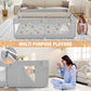 Babyeap Baby Playpen With Mat,50"x50"Play Pen for Babies and Toddlers,Play Yard With Gate for Indoor Outdoor,Light Gray