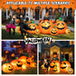 Yexmas 8FT Halloween Inflatables Outdoor Decorations Pumpkin,Halloween Blow Ups with Black Cat & 8 Built-in LED Lights for Halloween Party Yard Garden Lawn Decor