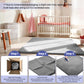 babyeap Baby Play Mat,50"x50" Playpen Mat,1.3" Extra Thick Crawling Mat for Floor Cushion,Removable Washable Cover Playmat for Babies Toddlers Infant,Gray