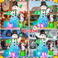 Lookfly 6FT Christmas Inflatables Snowman Blow Up Yard Decor with 360 Rotation Colorful Projector LED Light for Outdoor Christmas Party ,Garden and Lawn