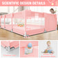 Babyeap Large Baby Playpen with Mat,71"x50"Playpen for Babies and Toddlers,Baby Play Yard Baby Fence Play Area Indoor Outdoor,Pink