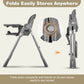 Babyeap Baby High Chair, Convertible Adjustable Feeding Chair with Removable Double Tray, Adjustable & Foldable Design Converts to Toddler Chair, for Babies & Toddlers,Gray
