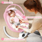 Babyeap Baby Swing for Infants, Electric Swing with 5 Sway Speed, 10 Lullabies, Black