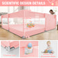 Babyeap Baby Playpen With Mat,50"x50"Play Pen for Babies and Toddlers,Play Yard With Gate for Indoor Outdoor,Pink