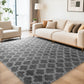 CozyDesg Area Rugs for Living Room，Black Rugs Shag Fluffy Shaggy Bedside Carpet, Large rug for Living Room Bedroom Dining Room Office Home Decor
