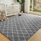 CozyDesg Shag Area Rugs,4'x6' Soft Fluffy Shaggy Carpet for Living Room,Large Rug for Bedroom Dining Room Home Decor Room Decor,Black & White