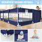 Babyeap Large Baby Playpen with Mat,71"x50"Playpen for Babies and Toddlers,Baby Play Yard Baby Fence Play Area Indoor Outdoor,Navy Blue
