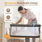 Babyeap 3 in 1 Baby Bassinet,Baby Basinet Bedside Sleeper, Standalone Baby Crib,6 Height Adjustable Portable Crib for Newborn