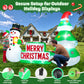 Yexmas 9FT Christmas Inflatable Snowman with Tree, Blow Up Outdoor Yard Decoration with Built-in LED Light for Yard Gardern Lawn