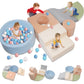 Yexmas 6-Piece Climbing Toys Soft Foam Set with Ball Pit,Indoor Play Gym Set for Toddlers Ages 1-3