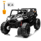 Yexmas 24V Kids Ride on Car Truck,2 Seater Kids Electric Car with Remote Control,Toddler Ride on Car with 110lb Weight Capacity,Black