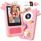 Lookfly Kids Smart Phone,2.8" Touchscreen Toddler Learning Play Toy Phone with Dual Camera,Kids Cell Phone for 3 4 5 6 7 8 Year Old Girls Boys,Pink
