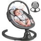 Babyeap Baby Swing for Infants,Electric Swing for Baby with Remote Control, 5 Speeds,Built-In Sounds,Pink