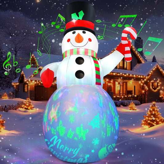 Lookfly 7FT Christmas Inflatable Scepter Soldier