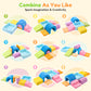 Yexmas 8-Piece Toddlers Climbing Toys, Soft Foam Climbing Blocks with Ball Pit, Indoor Climb and Crawl Activity Play Gym Set for Toddlers