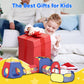 Yexmas 5 in 1 Kids Play Tent and Tunnels - Ball Pit for Toddlers, Basketball Hoop, 2 Crawl Tunnels, 2Pop-Up Playhouses Tent Set for Boys Girls Kids(No Ball)