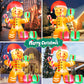 Yexmas 8 ft Christmas Inflatables Gingerbread Man Outdoor Decorations, Blow up Yard Christmas Decorations with Build-in LEDs for The Yard Lawn Garden