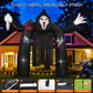 Yexmas 10FT Halloween Inflatable Archway Outdoor Decoration，Ghost Castle Inflatable Archway Blow Up with Spooky Face Scary and Build-in LED, Large Halloween Decor for Party Yard Garden Lawn