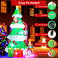 Lookfly 7.3ft Large Outdoor Christmas Inflatable Tree with Santa Claus A