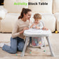 Babyeap Baby High Chair Convertible Highchair, Gray