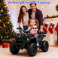 Yexmas 24V Kids ATV,Electric ATV for Kids 4 Wheelers Quad Car Toy, Ride On Toy Car As Gift for Kids,Black