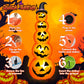 Yexmas 10ft Halloween Inflatable Pumpkins Outdoor Decor with Black Cat Tombstone and Spectre,Built-in LED Lights,for Halloween Party,Yard,Garden,Lawn