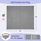 babyeap Baby Play Mat,50"x50" Playpen Mat,1.3" Extra Thick Crawling Mat for Floor Cushion,Removable Washable Cover Playmat for Babies Toddlers Infant,Gray