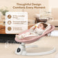 Babyeap Baby Swing for Infants - Smart Electric Swing with Bluetooth Control 5-point Harness,5 Sway Speed,10 Lullabies(Gray)