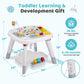 Babyeap 6-in-1 Baby Activity Center,Infant Activity Center Jumper with Detachable Toys and Music,6-36 Months