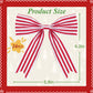 Yexmas 24pcs Burgundy Velvet Christmas Bows, Xmas Ribbon Bows Ornaments for Christmas Tree, Gift Wrapping,Crafts,Party, Wreath Garland Holiday Decor