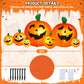 Yexmas 8 FT Halloween Inflatables Pumpkin,7 Pumpkins Halloween Outdoor Decoration with Built-in LED Lights,Halloween Blow Ups for Yard, Lawn, Garden Decor