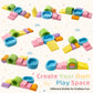 Yexmas 6-Piece Climbing Toys for Toddlers, Soft Foam Climbing Blocks with Ball Pit, Indoor Soft Play Set, Climb and Crawl Activity Play Gym Blocks for Boys Girls