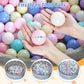 babyeap Ball Pit with 65 Balls,Glowing Foam Ball Pit for Toddlers,Large Soft Baby Playpen Ball Pool for Indoor & Outdoor Play,Round Kids Play Pit,Gray