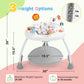 Babyeap 5-in-1 Baby Activity Center,Baby Jumper with 360° Rotating Seat and Music Toy,6 Months +