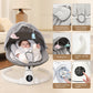 Babyeap Baby Swing for Infants - Smart Electric Swing with Bluetooth Control 5-point Harness,5 Sway Speed,10 Lullabies(Gray)