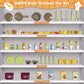 Lookfly Play Kitchens,68PCS Kids Kitchen Playset with Realistic Lights&Sounds,Toddler Kitchen Toy Gift for Boys and Grlis,Green 32.3"H